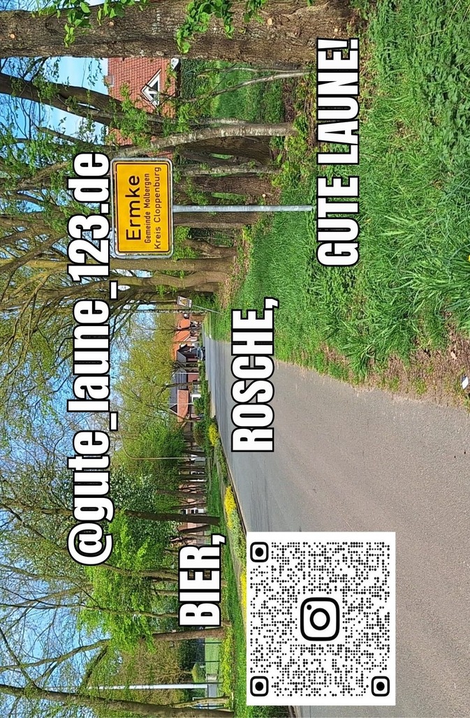 BIER ROSCHE GUTE LAUNE Sticker